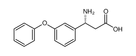 (R)-3-(3-苯氧基苯基)-beta-丙氨酸结构式