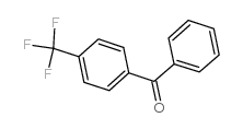 4-(三氟甲基)二苯甲酮结构式