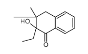 1(2H)-Naphthalenone,2-ethyl-3,4-dihydro-2-hydroxy-3,3-dimethyl-(9CI) Structure