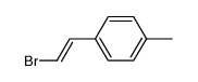 (E)-β-bromo-p-methylstyrene Structure