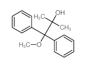 1-methoxy-2-methyl-1,1-diphenyl-propan-2-ol结构式