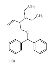 1-benzhydryloxy-N,N-diethyl-but-3-en-2-amine结构式