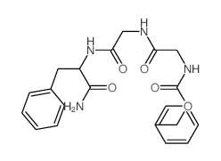 benzyl N-[(1-carbamoyl-2-phenyl-ethyl)carbamoylmethylcarbamoylmethyl]carbamate结构式