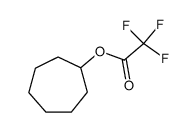 cycloheptyl trifluoroacetate Structure