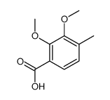2,3-二甲氧基-4-甲基苯甲酸结构式