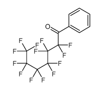 2,2,3,3,4,4,5,5,6,6,7,7,7-tridecafluoro-1-phenylheptan-1-one Structure