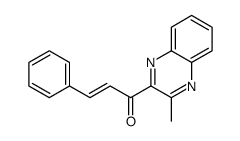 1-(3-Methyl-2-quinoxalinyl)-3-phenyl-2-propen-1-one Structure