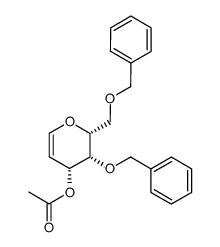 3-O-Acetyl-4,6-di-O-benzyl-D-galactal Structure