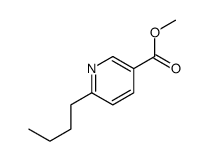 methyl 6-butylpyridine-3-carboxylate结构式