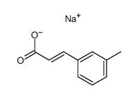 Sodium m-Methyl-trans-cinnamate Structure
