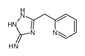 5-(Pyridin-2-ylmethyl)-4H-1,2,4-triazol-3-amine Structure