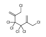 3,3,4,4-tetrachloro-2,5-bis(chloromethyl)hexa-1,5-diene结构式