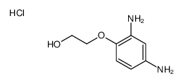 2-(2,4-diaminophenoxy)ethanol,hydrochloride Structure