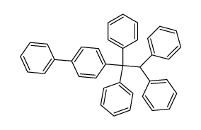 1-biphenyl-4-yl-1,1,2,2-tetraphenyl-ethane结构式