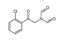 Formamide, N-[2-(2-chlorophenyl)-2-oxoethyl]-N-formyl结构式