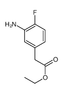 Ethyl 2-(3-amino-4-fluorophenyl)acetate structure