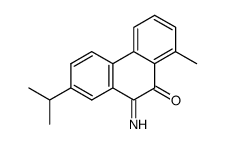 10-imino-2-isopropyl-8-methyl-10H-phenanthren-9-one结构式