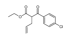 2-(4-chlorobenzoyl)pent-4-enoic acid ethyl ester结构式