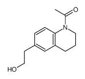 1-[6-(2-hydroxyethyl)-3,4-dihydro-2H-quinolin-1-yl]ethanone结构式