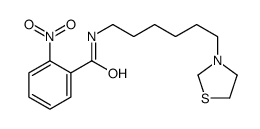 2-nitro-N-[6-(1,3-thiazolidin-3-yl)hexyl]benzamide Structure