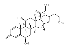 6β-羟基布地奈德结构式