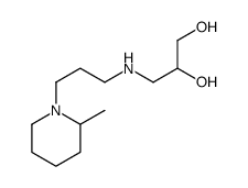 3-[3-(2-methylpiperidin-1-yl)propylamino]propane-1,2-diol结构式