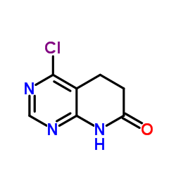 4-chloro-5,6-dihydropyrido[2,3-d]pyrimidin-7(8H)-one Structure