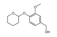 [3-methoxy-4-(oxan-2-yloxy)phenyl]methanol结构式