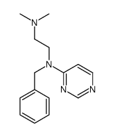 N'-benzyl-N,N-dimethyl-N'-pyrimidin-4-ylethane-1,2-diamine结构式