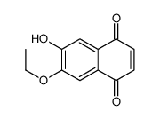 6-ethoxy-7-hydroxynaphthalene-1,4-dione Structure