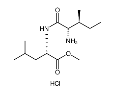 H-Ile-Leu-OMe · HCl结构式