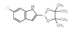 6-Chloro-2-(4,4,5,5-tetramethyl-1,3,2-dioxaborolan-2-yl)-1H-indole Structure