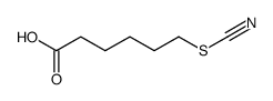 6-thiocyanohexanoic acid Structure