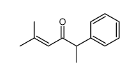 5-methyl-2-phenylhex-4-en-3-one Structure