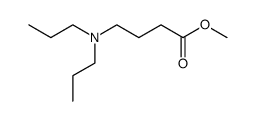 γ-Di-n-propylamino-buttersaeure-methylester Structure
