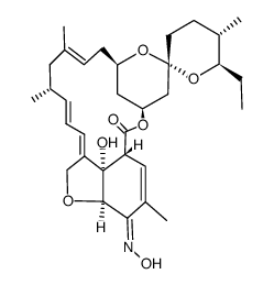 Milbemycin A4 oxime Structure