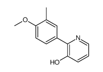 2-(4-methoxy-3-methylphenyl)pyridin-3-ol Structure