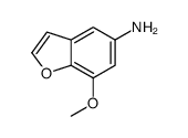 7-methoxy-1-benzofuran-5-amine Structure