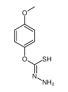 O-(4-methoxyphenyl) N-aminocarbamothioate Structure