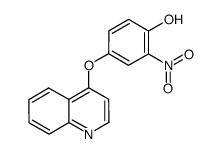 2-nitro-4-(quinolin-4-yloxy)-phenol Structure
