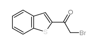 1-(1-苯并噻吩-2-基)-2-溴-1-乙酮结构式