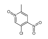 5-Chloro-2-methyl-4-nitropyridine 1-oxide Structure