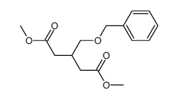 3-Benzyloxymethyl-pentanedioic acid dimethyl ester Structure