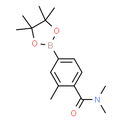 4-(二甲氨基甲酰基)-3-甲基苯基硼酸频哪醇酯图片