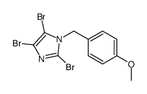 2,4,5-tribromo-1-[(4-methoxyphenyl)methyl]imidazole结构式