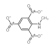 Benzenamine,N-methyl-2,4,6-trinitro- Structure