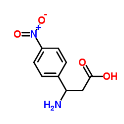 3-Amino-3-(4-nitrophenyl)propanoic acid Structure