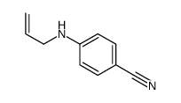 4-丙烯基氨基苯甲腈结构式