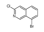 8-溴-3-氯异喹啉结构式