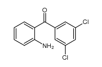 (2-aminophenyl)(3,5-dichlorophenyl)methanone结构式